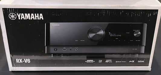 New Yamaha RX-V6A 7.2-Channel 7.2CH AV Receiver with 8K HDMI and MusicCast