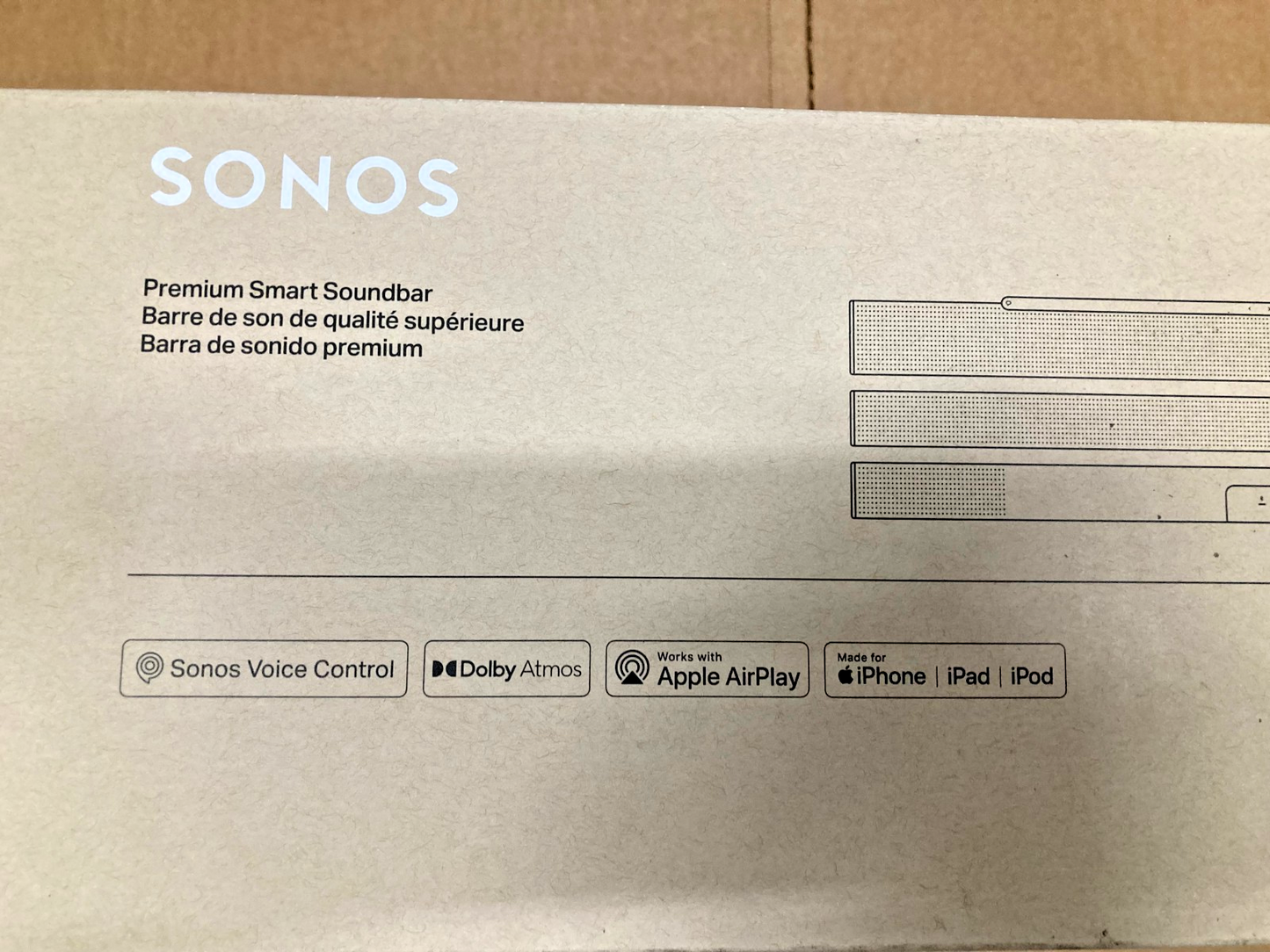 Sonos Arc Ultra ARCG2US1BLK Soundbar Black Dolby Atmos 9.1.4 HDMI eARC WiFi Bluetooth New