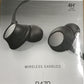 Merkury Innovations MI-E037B-976 Bluetooth 4 Hour Long Battery Wireless Earbuds Steel