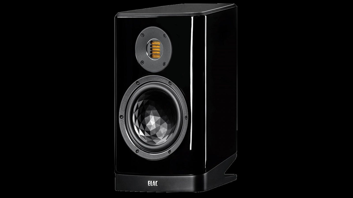 ELAC VBS404.2-GB Bookshelf Speaker in Gloss Black (Single, Each)