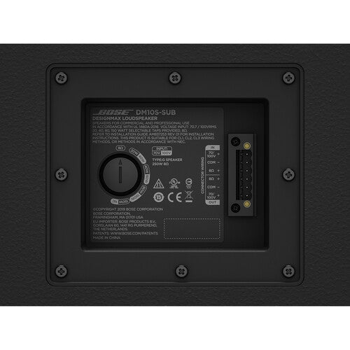 Bose Professional DesignMax DM10S 10" Passive Subwoofer (Black) 831856-0110