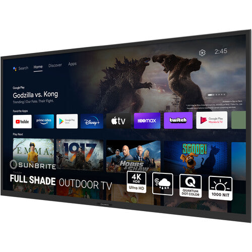 SunBrite Veranda 3 Series 65" 4K HDR Outdoor Smart TV (SB-V3-65-4KHDR-BL)