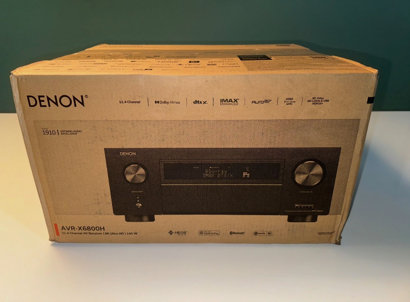 Denon AVR-X6800H 11.4 8K Home Theater Receiver with Dolby Atmos/DTS:X