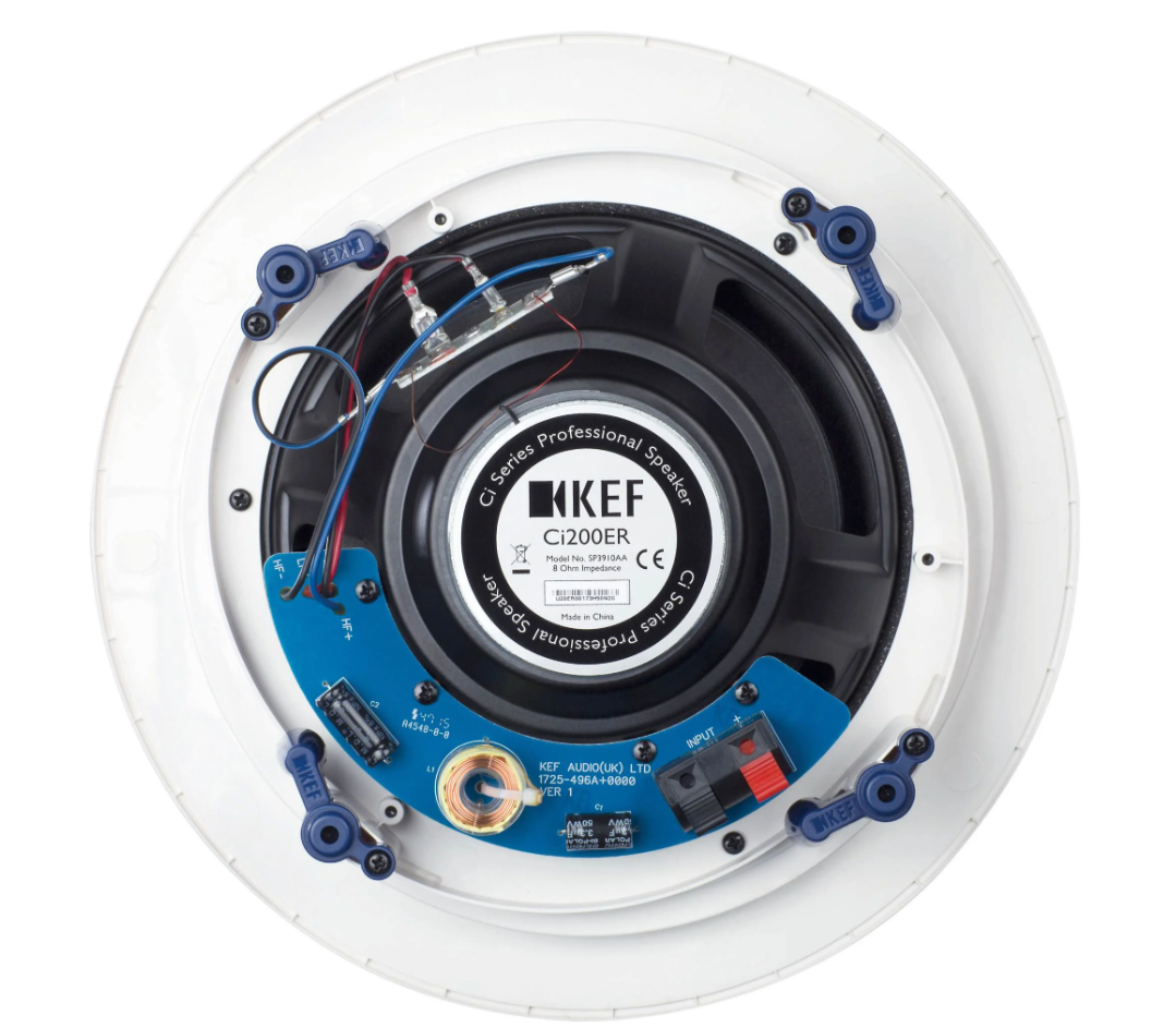KEF CI200ER Ci-E Series 8" In-Ceiling Speakers (Pair) - White
