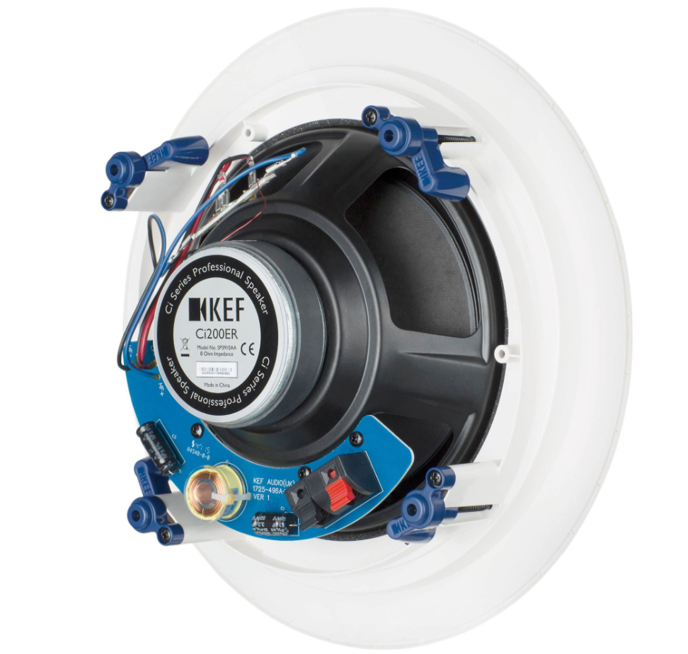 KEF CI200ER Ci-E Series 8" In-Ceiling Speakers (Pair) - White