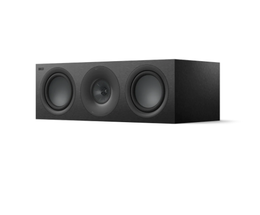 KEF Q6 Meta 3-Way Center Channel Speaker (Black) - Home Theater Audio System