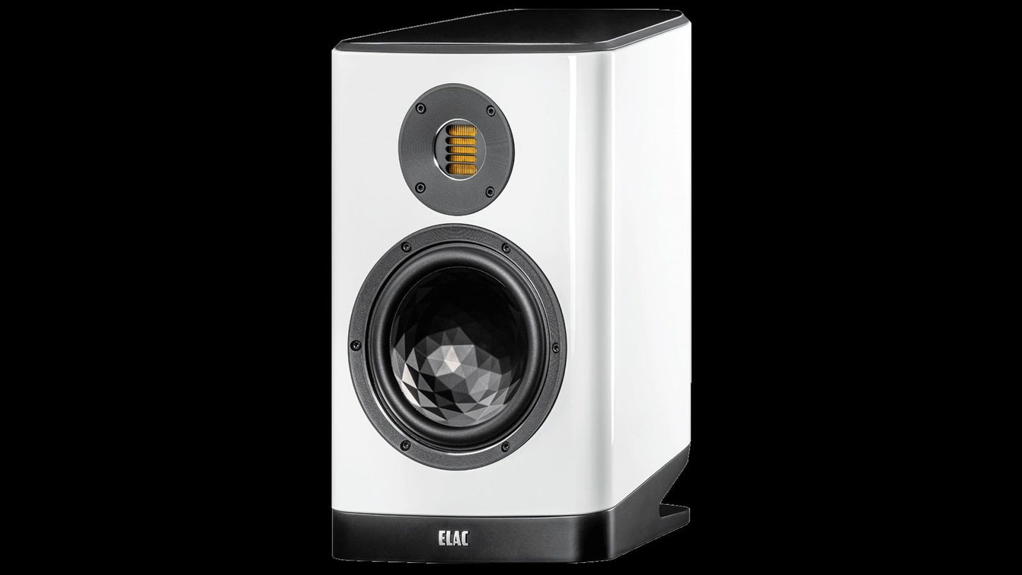 ELAC VBS404.2-GW Bookshelf Speaker in Gloss White (Single, Each)