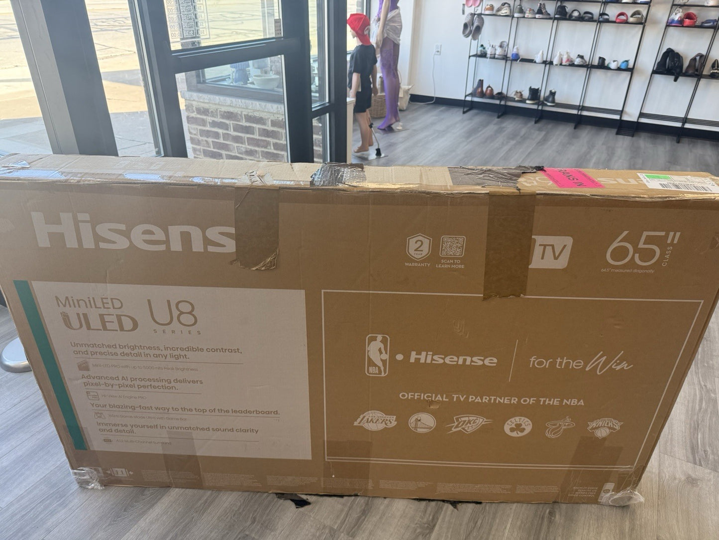 Hisense 65U8QG 65" 4K Mini-LED QLED Smart TV with Google TV - 2160p