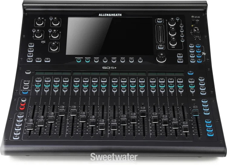 Allen & Heath SQ5+ 48-Channel 96kHz Digital Mixer, 17 Motorized Faders