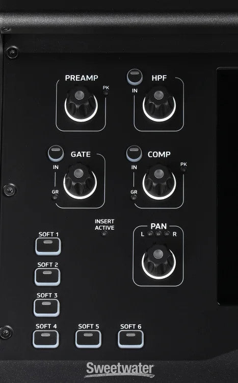 Allen & Heath SQ5+ 48-Channel 96kHz Digital Mixer, 17 Motorized Faders