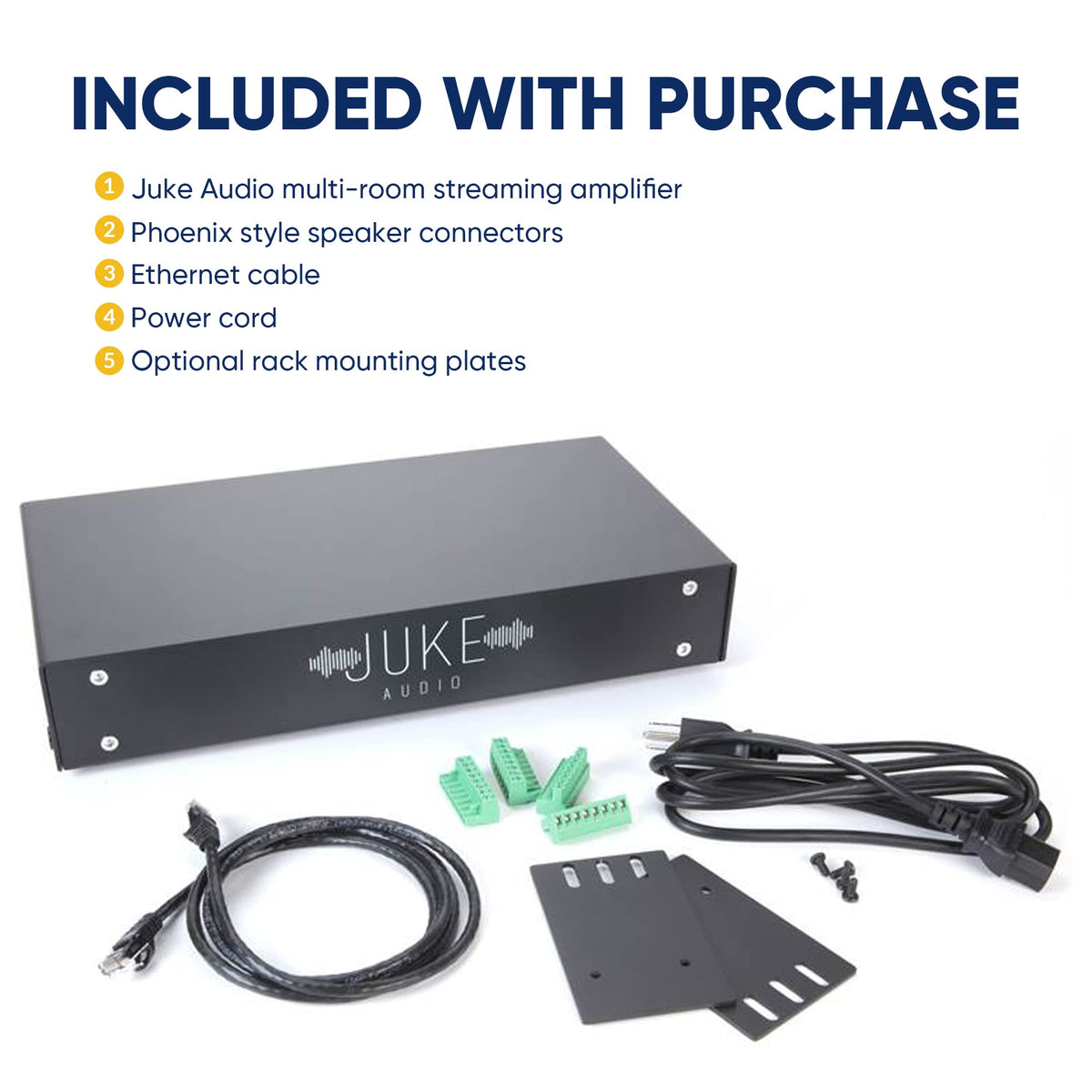 Juke-8 - 8 Zone Multi-Room Amplifier with AirPlay 2 and Bluetooth Audio