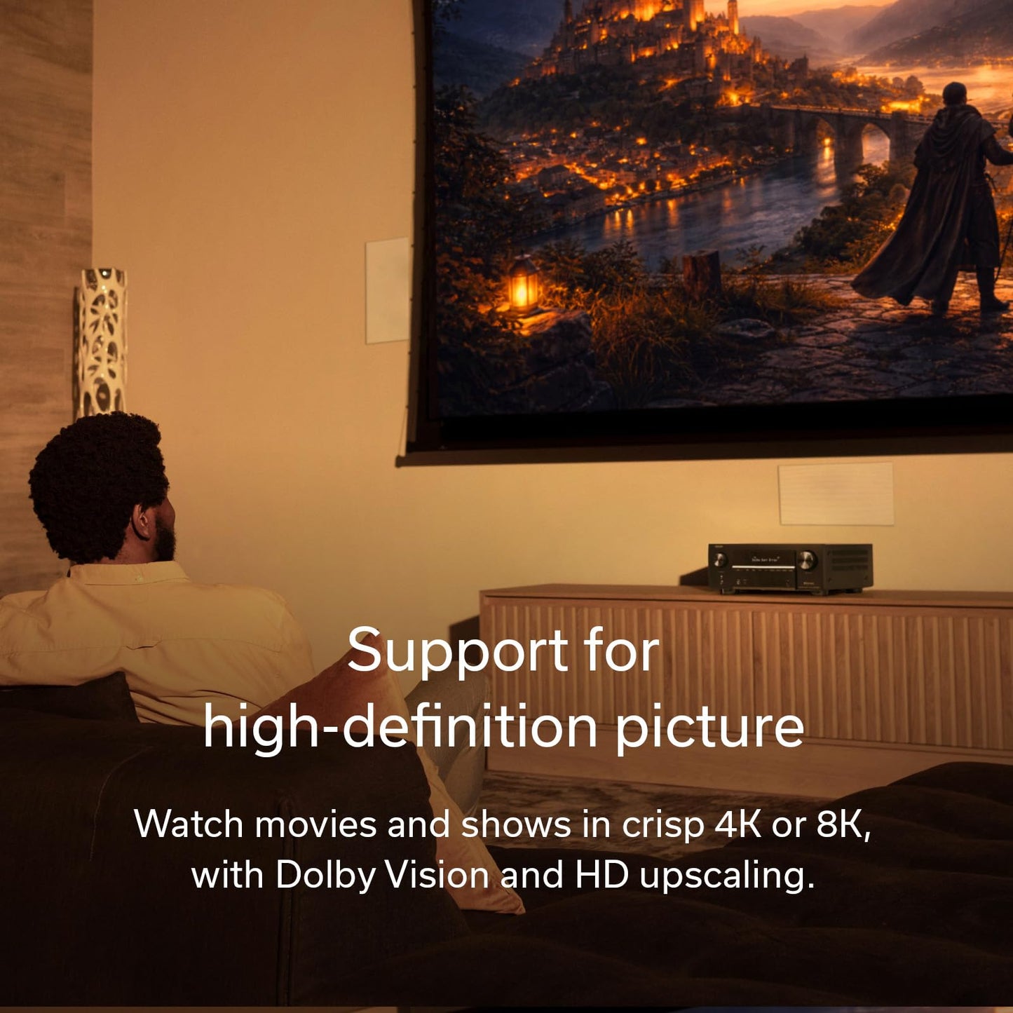 Denon AVR-X3900H 9.4 Channel AV Receiver, Dolby Atmos, HEOS Streaming, 4K/8K