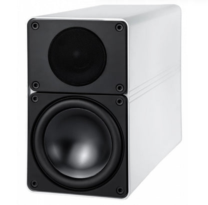 Elac BS305-GW 4.5" Bookshelf Speakers - Gloss White, 2-Way Design, Compact Sound