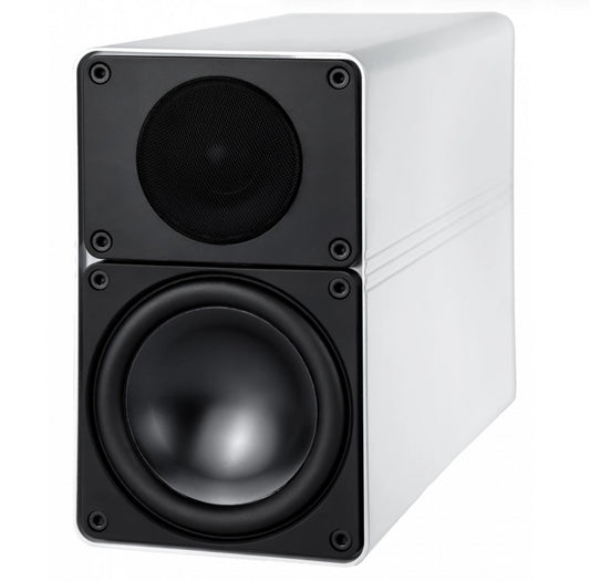 Elac BS305-GW 4.5" Bookshelf Speakers - Gloss White, 2-Way Design, Compact Sound