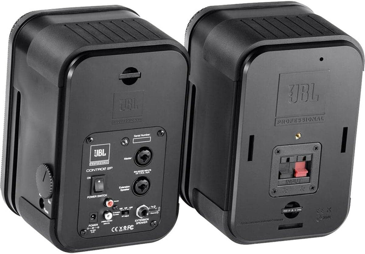 JBL Control C2PS Speaker System - 35W RMS, Compact 2 Pack, Wall Mountable