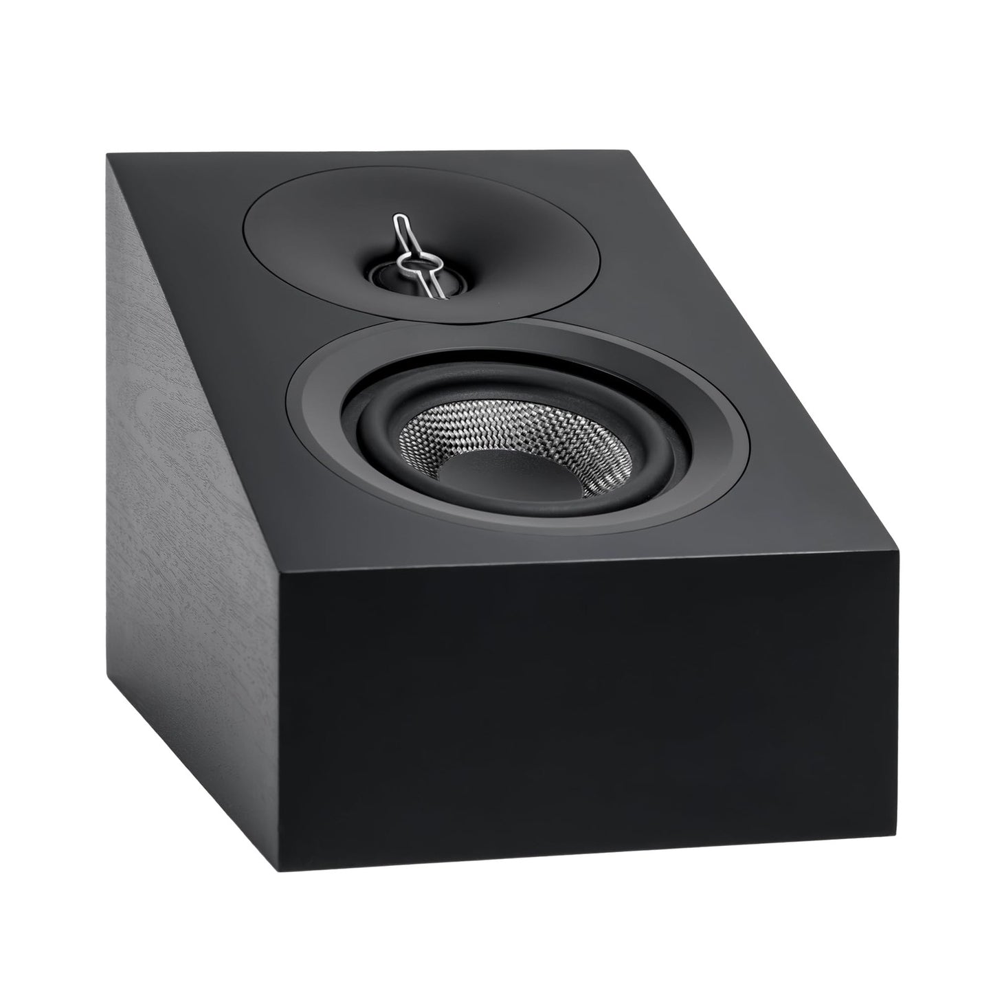 ELAC Debut 3.0 DA43-BK Atmos Speakers, On-Wall Black Ash, Premium Sound (Each))
