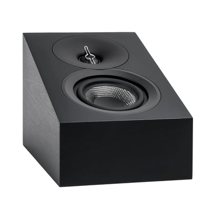 ELAC Debut 3.0 DA43-BK Atmos Speakers, On-Wall Black Ash, Premium Sound (Each))