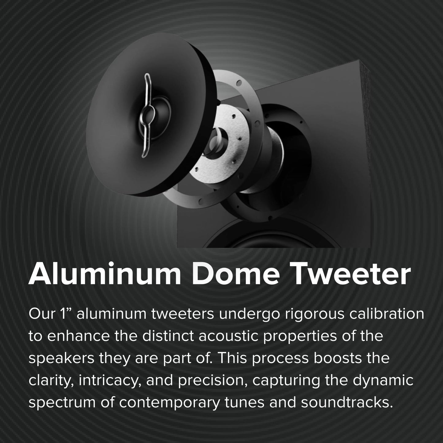 ELAC Debut 3.0 DA43-BK Atmos Speakers, On-Wall Black Ash, Premium Sound (Each))