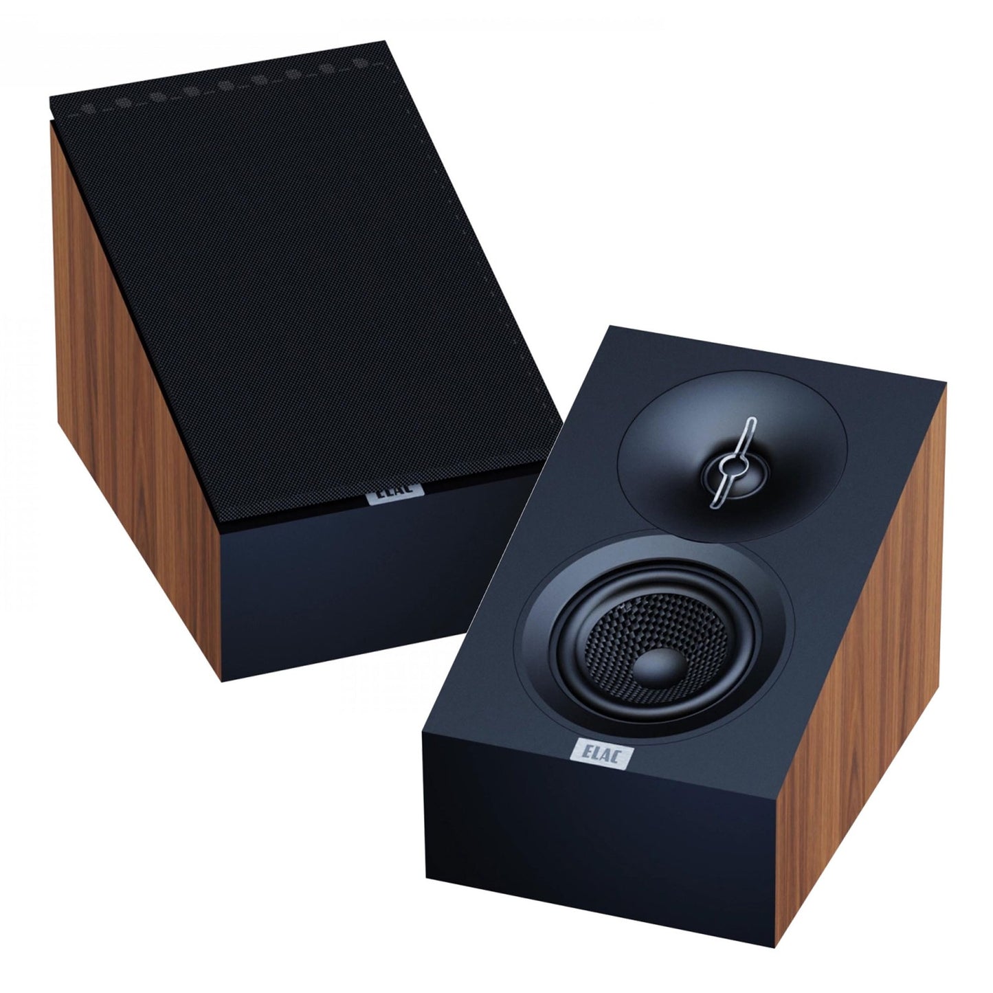 ELAC DA43-WN - DEBUT 3.0 - 4" Atmos Enabled Speakers - Walnut, Pair