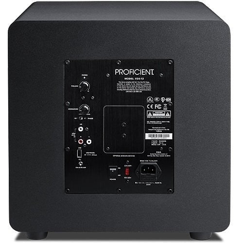 Proficient FDS-12 Triple 12" Subwoofer - Compact Wired Audio System, Black, Each