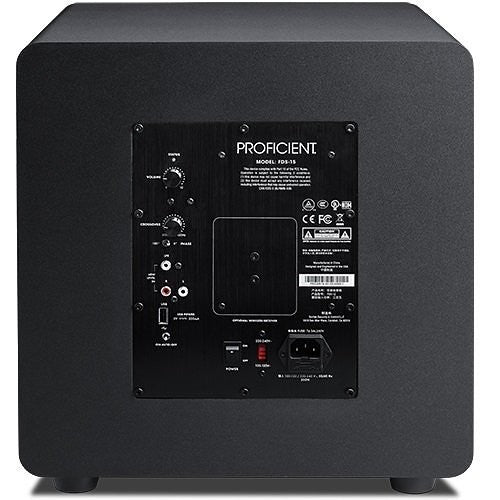 Proficient FDS-15 Protege FDS Triple 15" Subwoofer, Multivoltage, Black, Each