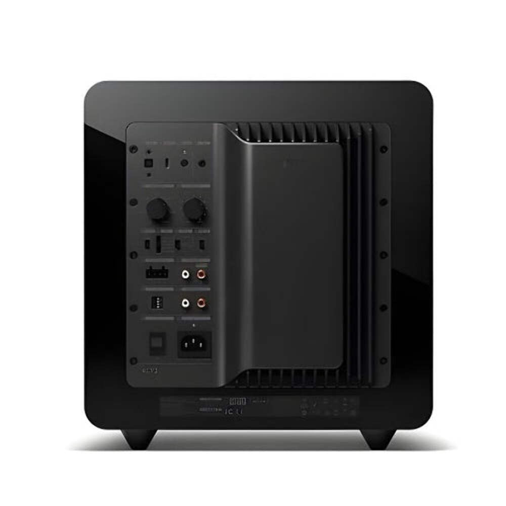 KEF KC92BL Compact Dual 9" Subwoofer, 1000W Force Cancelling Bass System