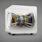 KEF KC92WH Powered Subwoofer - Dual 9" Woofers, 1,000W, Gloss White Finish