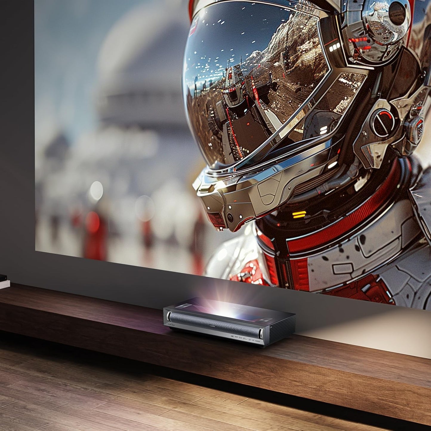 Hisense PX3-PRO 4K UHD Laser Projector for Home Theater, 150" UST Screen