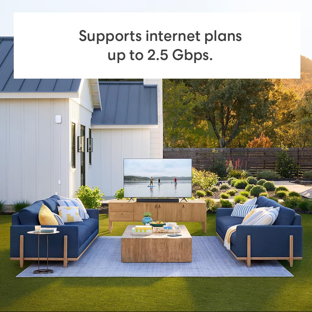 Eero Outdoor 7 Mesh WiFi Router Bundle, AC Adapter, Model SN10111, WiFi 7