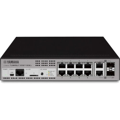 Yamaha SWR2311P-10G 10-Port Gigabit Managed Dante PoE+ Switch