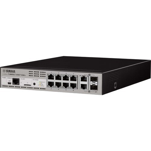Yamaha SWR2311P-10G 10-Port Gigabit Managed Dante PoE+ Switch