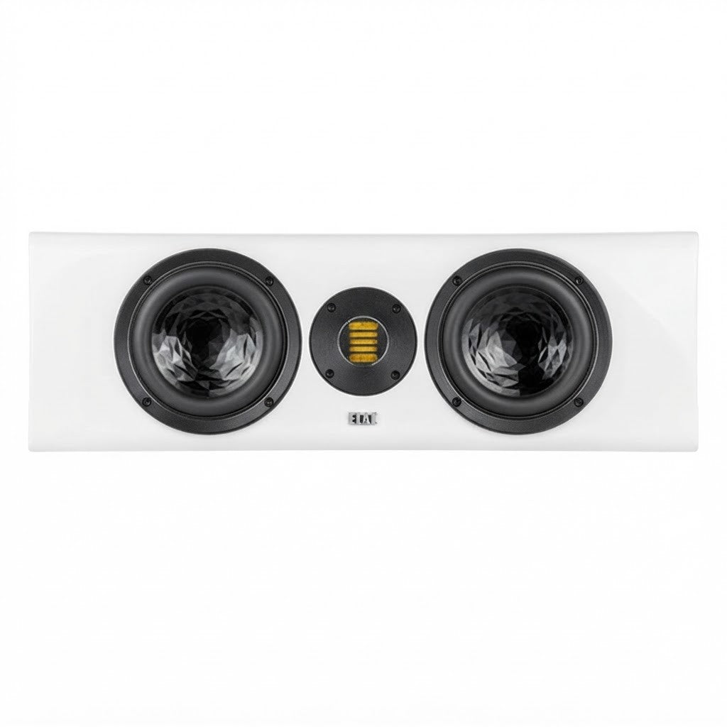 ELAC Vela 2.0 VCC401.2 Center Channel Speaker Gloss White 2.5-Way