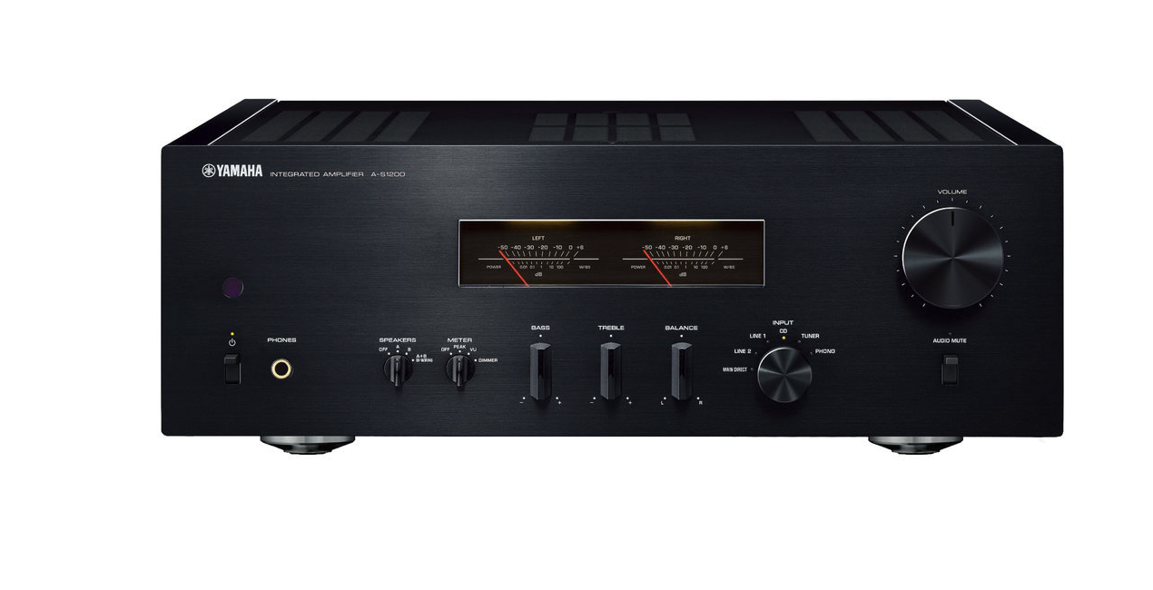 Yamaha A-S1200 Stereo 180W Integrated Amplifier (Black)