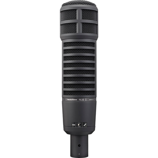 Electro-Voice RE20-BLACK Broadcast Announcer'S Microphone With Variable-D Each