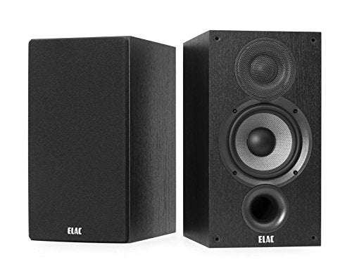 Elac DB52-BK Debut 2.0 (B5.2) - 2-Way Bookshelf Speakers, Black (Sold as Pair)