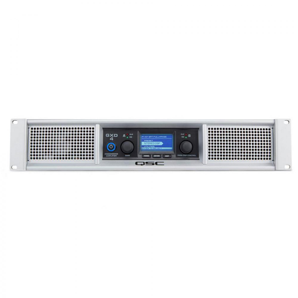QSC GXD4-TD Professional 1600W Power Amplifier with DSP