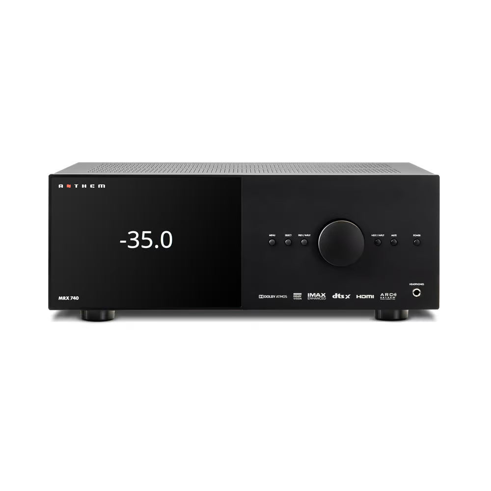 Anthem MRX 740 8K 7.2-channel home theater receiver with Dolby Atmos®, Wi-Fi®, Bluetooth®, and Apple AirPlay® 2