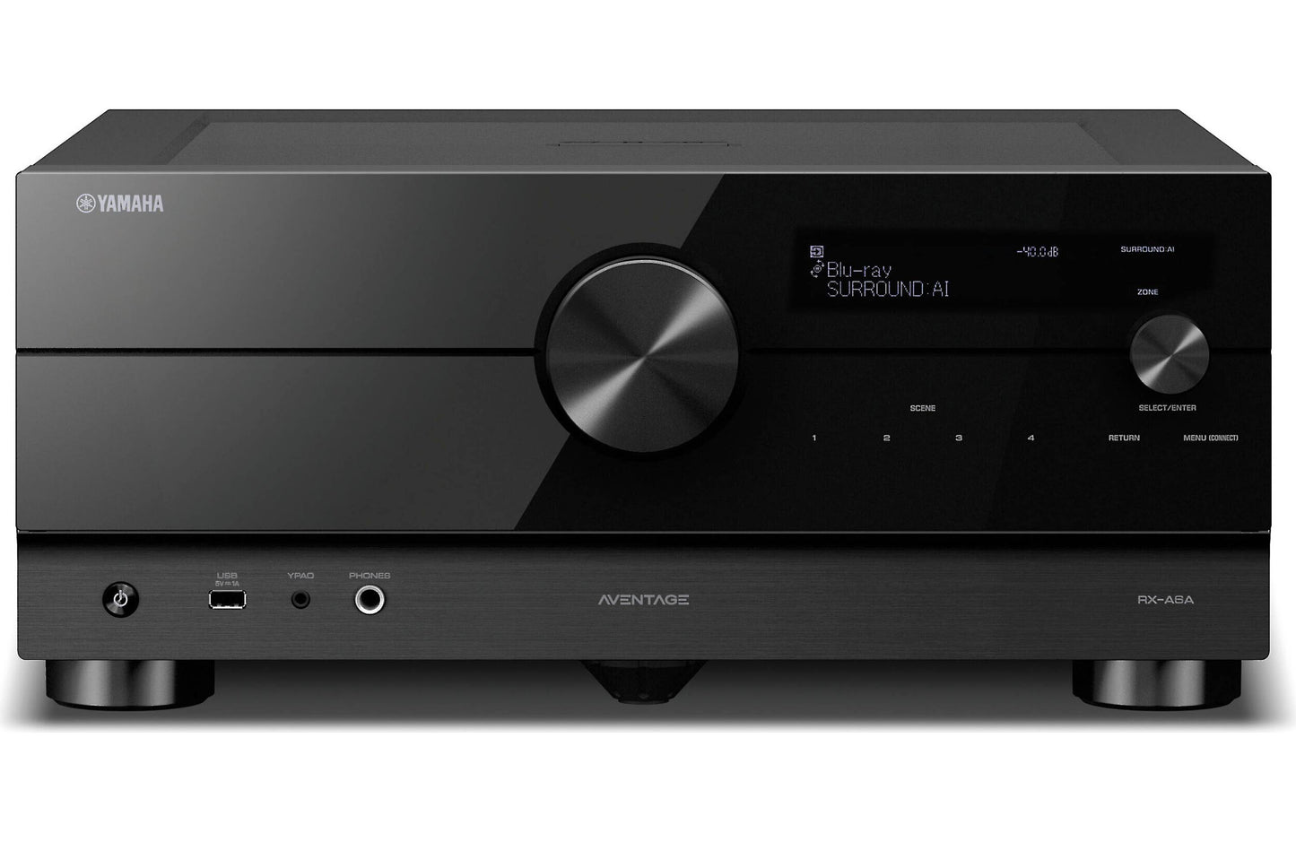 Yamaha AVENTAGE RX-A6A 9.2 Channel Home Theater Receiver with Dolby Atmos®, Wi-Fi®, Bluetooth®