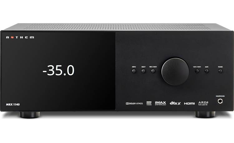 Anthem MRX 1140 8K 11.2-channel home theater receiver with Dolby Atmos®, Wi-Fi®, Bluetooth®, and Apple AirPlay® 2